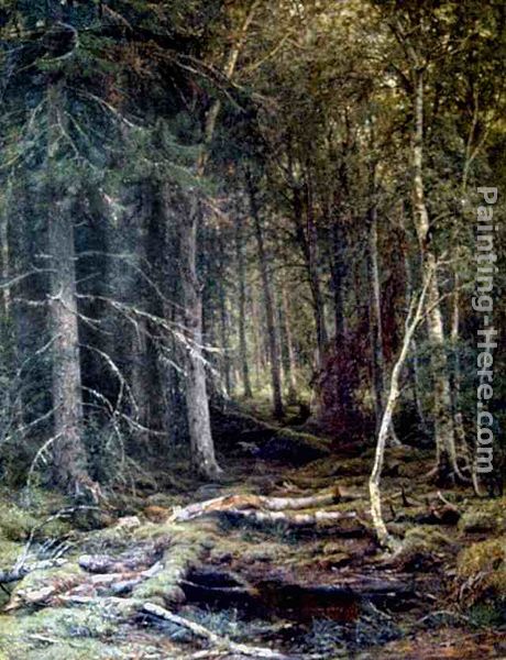 The Forest Horizons painting - Ivan Shishkin The Forest Horizons art painting